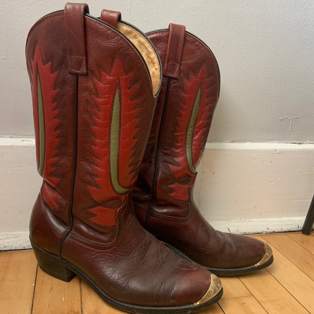 Vintage Mason Biltrite Womens Cowboy Boot